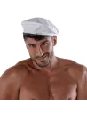 Reversible beret - White and khaki