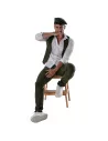 Reversible beret - White and khaki