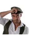 Reversible beret - White and khaki