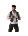 Reversible beret - White and khaki
