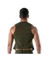 Patriot Chain Vest - Khaki from the back