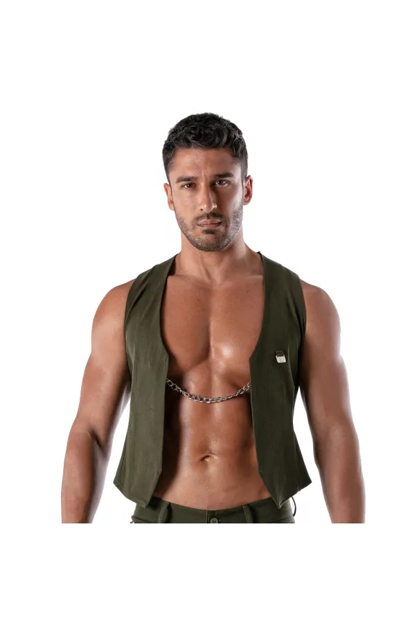 Patriot Chain Vest - Khaki for men