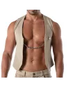 Patriot Chain Vest - Beige