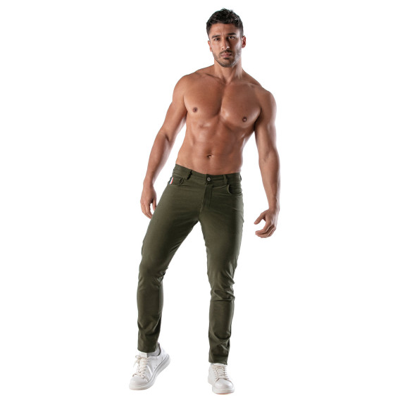 Chino Pants Khaki - Patriot Collection | TOF Paris