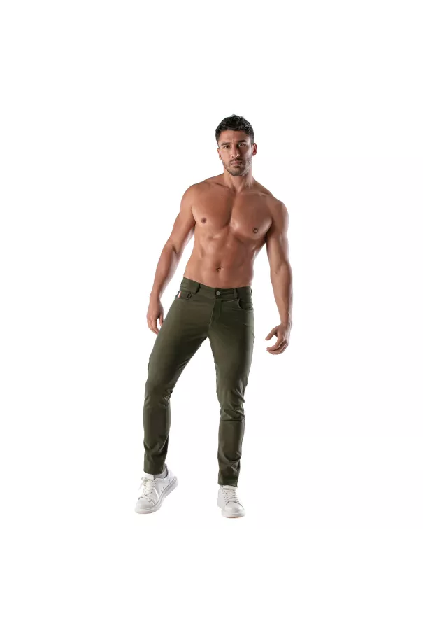 Chino Pants Khaki - Patriot Collection | TOF Paris