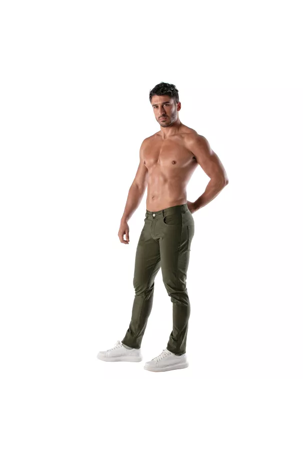 Chino Pants Khaki - Patriot Collection | TOF Paris
