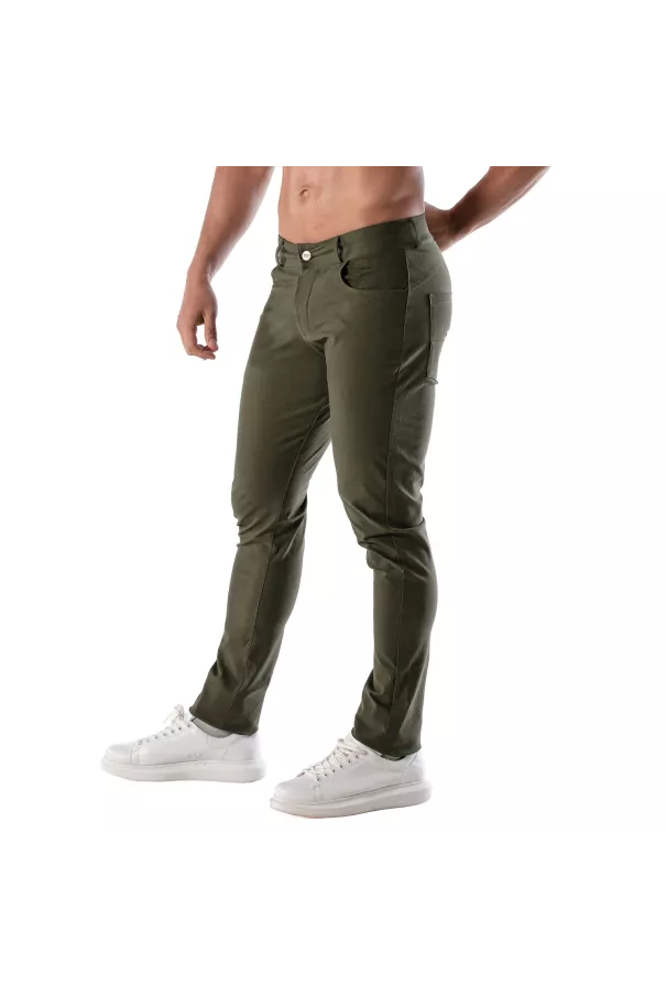 Chino Pants Khaki - Patriot Collection | TOF Paris
