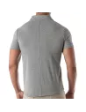 Piqué cotton shirt - Heather Grey