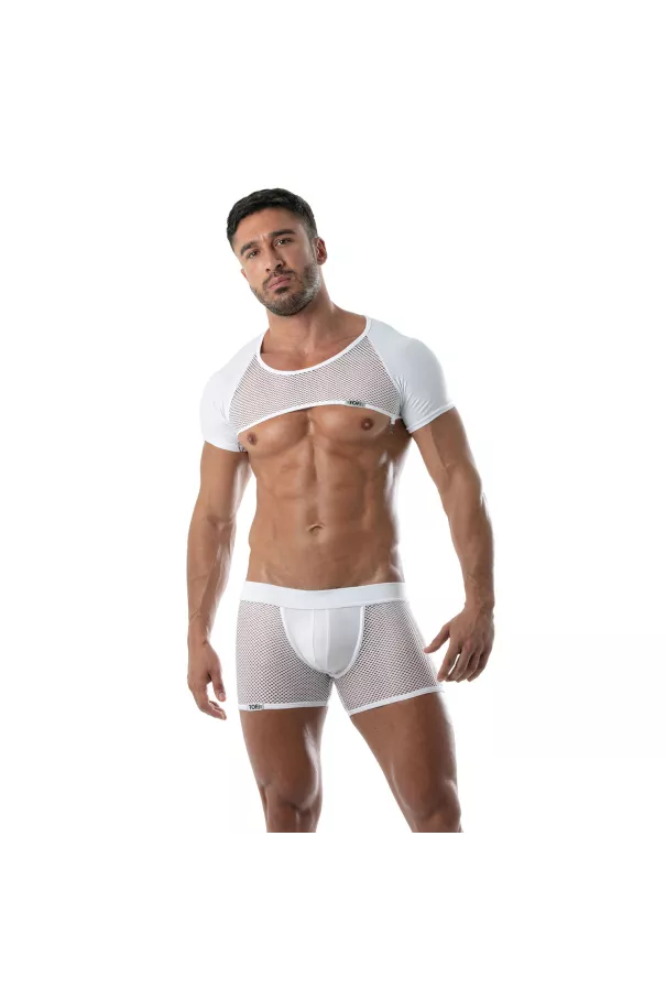 Circuit Mesh Full Harness - White | Tof Paris