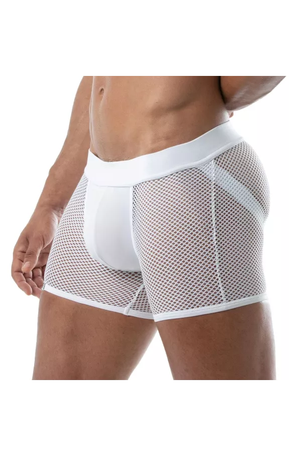 Mesh JockShort Circuit - White| Tof Paris
