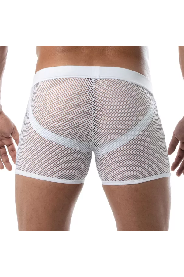 Mesh JockShort Circuit - White| Tof Paris