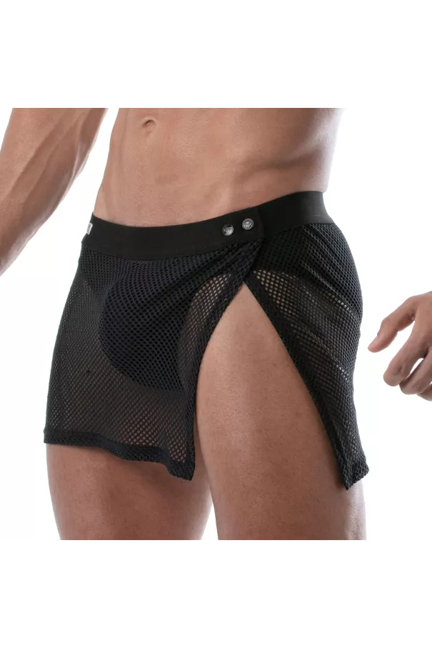 Skirt for men from sideways