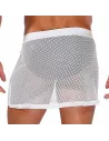 Circuit Mesh Skirt - White