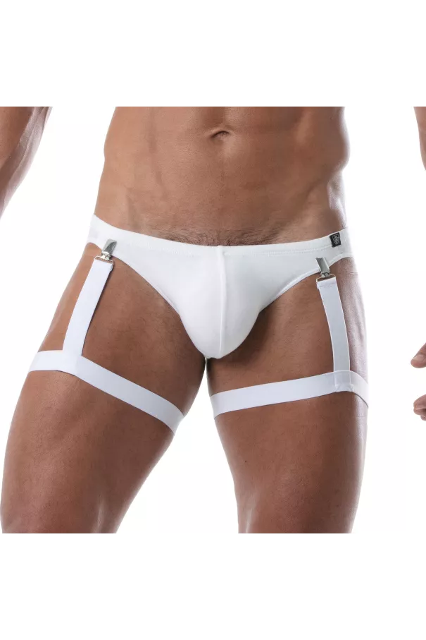 Leg Harness - Sexywear - Zoom In - Bikini White
