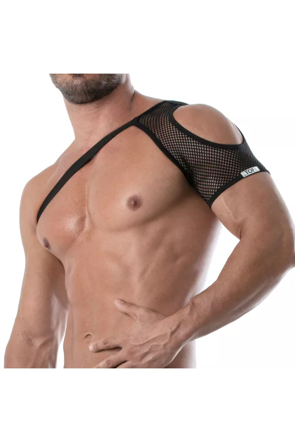 Circuit Mesh Shoulder Harness - Black |Tof Paris