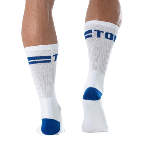 Sport Socks White-royal blue