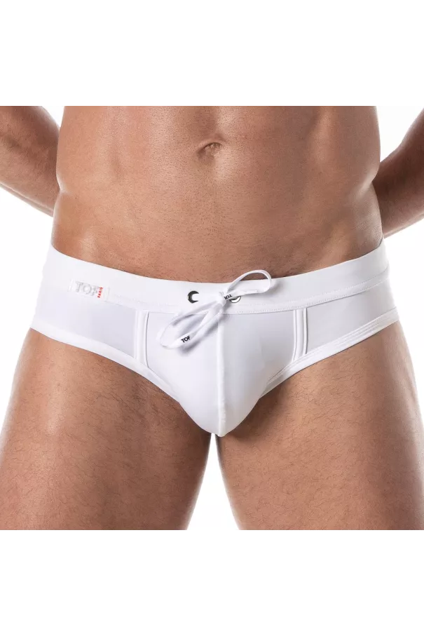 Holidays Swim Briefs White