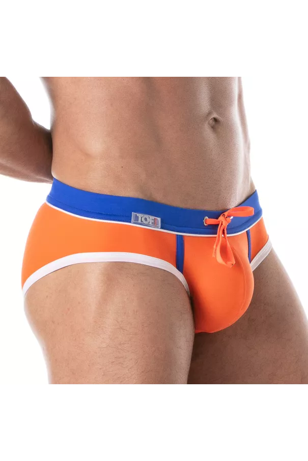 Holidays Swim Briefs Orange