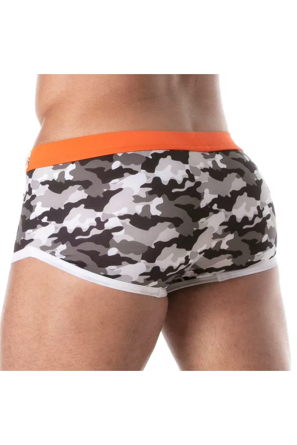 Iconic Swim Trunks - Grey Camouflage