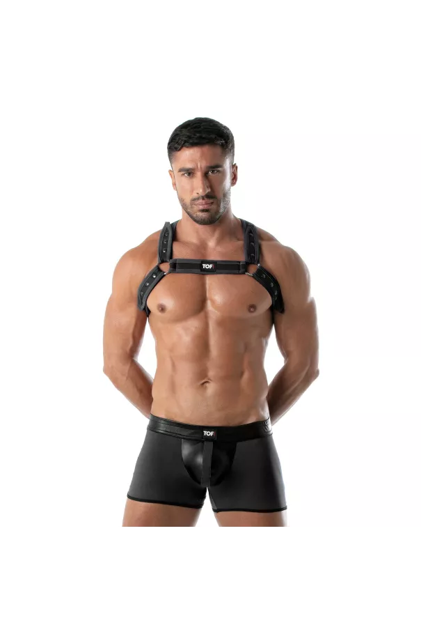 Neoprene Harness - Black - Short Bad Boys