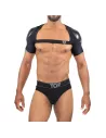 Deri Full harness Black