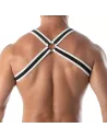 Neoprene Bulldog harness White