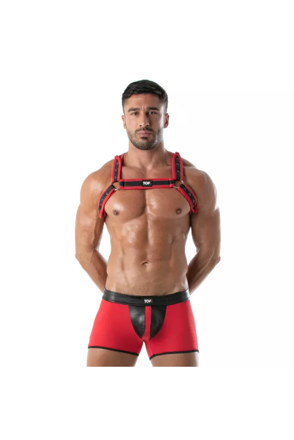 Neoprene - Harness Red - Logo Tof Paris