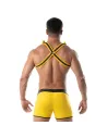 Neoprene Bulldog harness Yellow