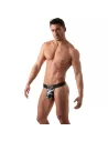 Iconic Stringless Thong- Camo Grey