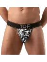 Iconic Stringless Thong- Camo Grey