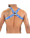 Elastic harness Blue Camo