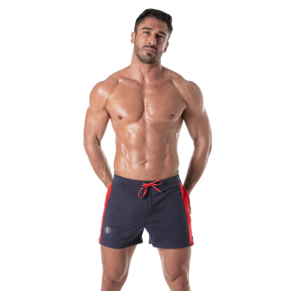 Sexy Football Shorts Navy - Men's Sexy Sport Shorts | TOF Paris