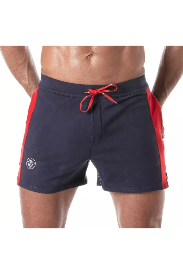 Sexy Football Shorts Navy - Men's Sexy Sport Shorts | TOF Paris