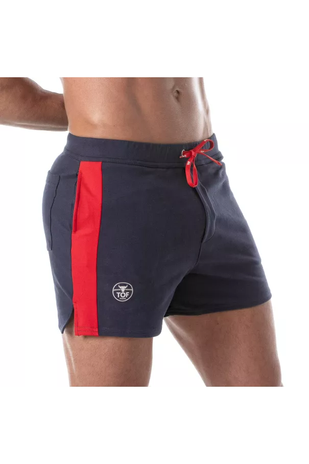 Sexy Football Shorts Navy - Men's Sexy Sport Shorts | TOF Paris