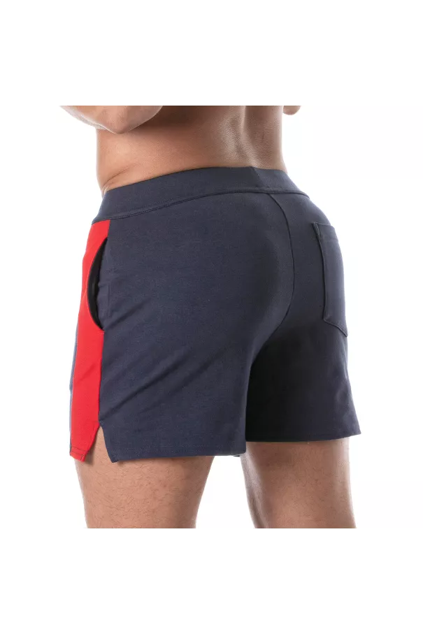 Sexy Football Shorts Navy - Men's Sexy Sport Shorts | TOF Paris