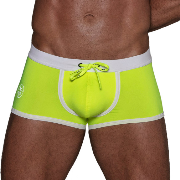 Neon Men's Swim Trunk Yellow - Sexy and Vibrant | TOF Paris