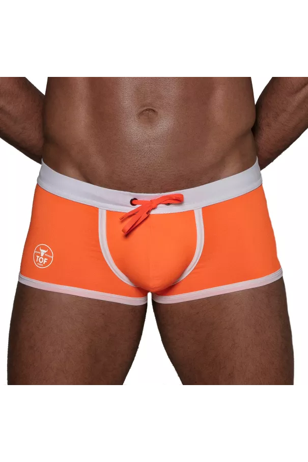 Neon Swim Trunks Yellow