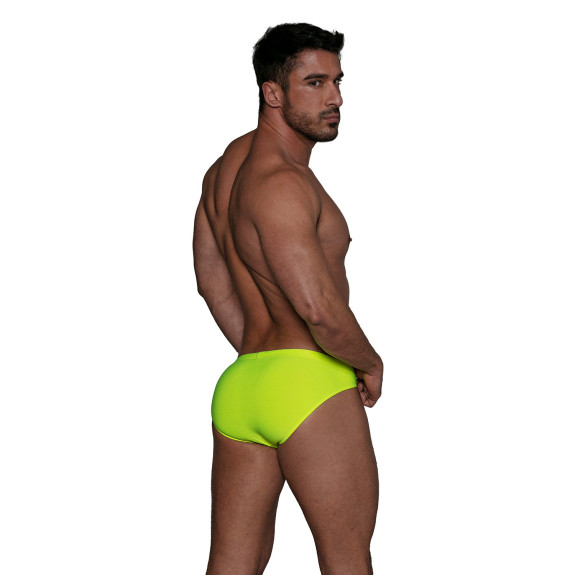 Neon Men's Mini Swim Brief Yellow - Sexy and Vibrant | TOF Paris