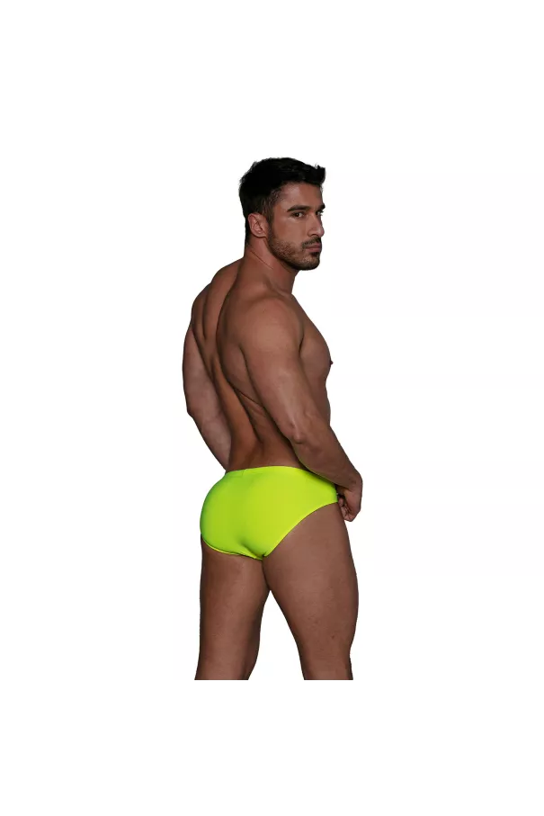 Neon Men's Mini Swim Brief Yellow - Sexy and Vibrant | TOF Paris