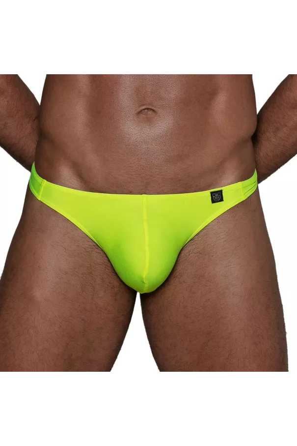 Neon Swim Thongs Yellow