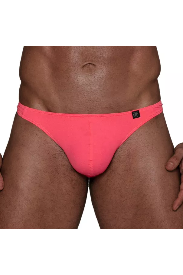 Neon Swim Thongs Pink