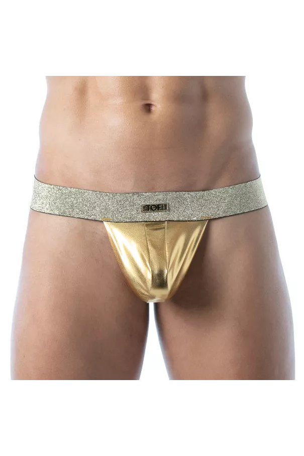 Magic Stringless Thong Gold