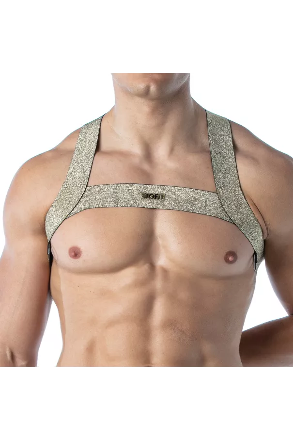 Magic H Harness Gold – Sexy and Trendy Men’s Harness | TOF Paris