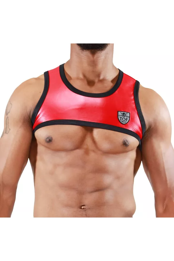 Deri Harness Red - TOF-PARIS.com