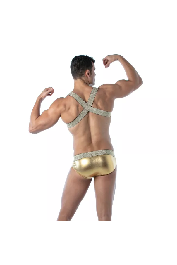 Magic H Harness Gold – Sexy and Trendy Men’s Harness | TOF Paris