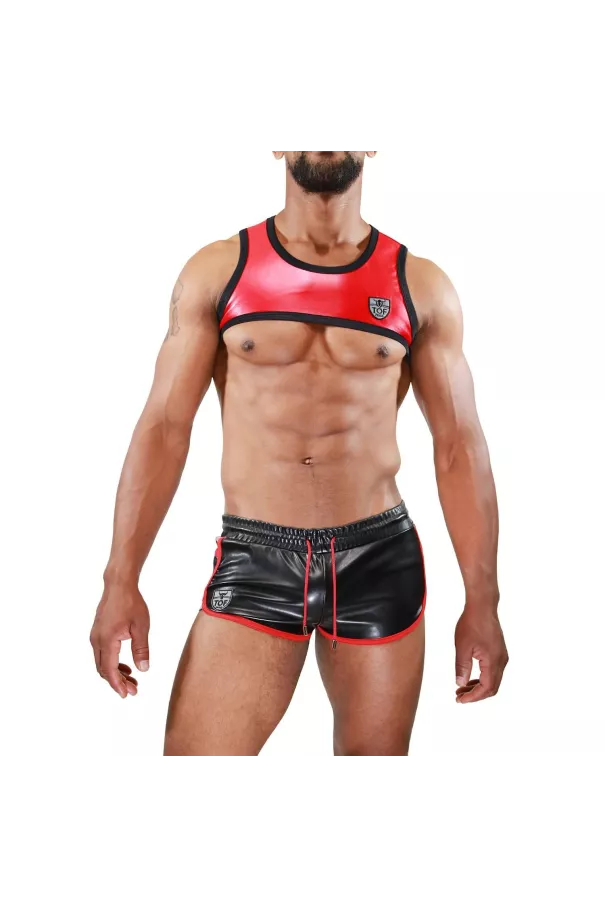 Deri Harness Red - TOF-PARIS.com