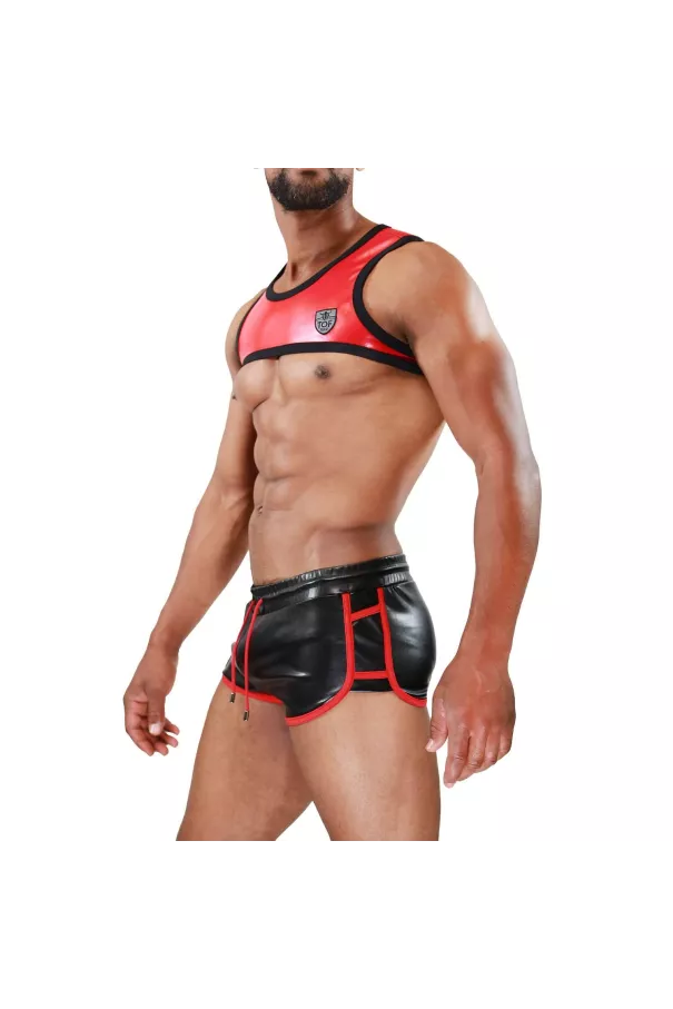 Deri Harness Red - TOF-PARIS.com