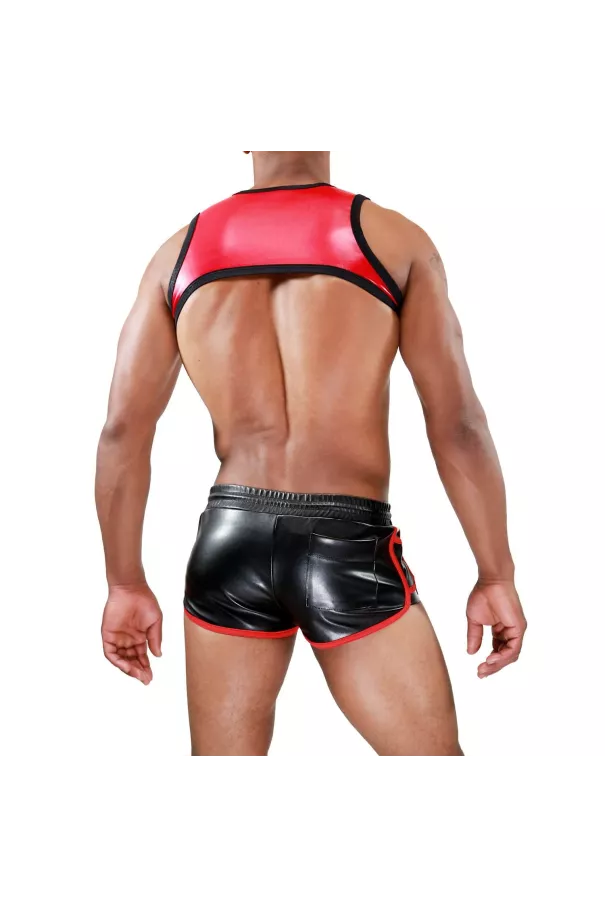 Deri Harness Red - TOF-PARIS.com