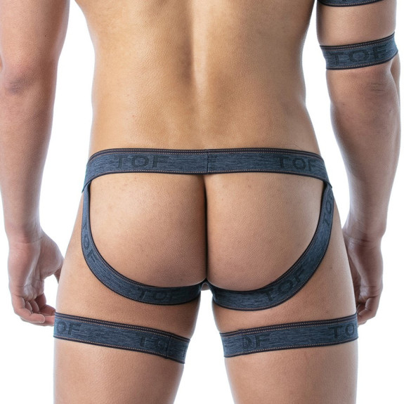 Denim Bottom Straps Blue