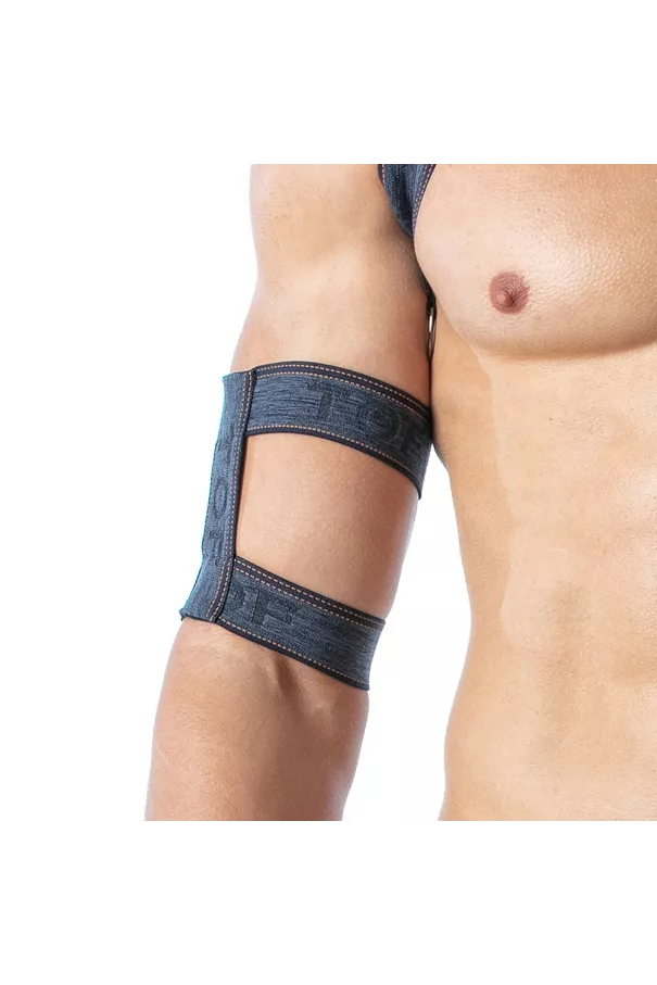 Denim Arm Harness Blue - Stylish and Comfortable Accessory